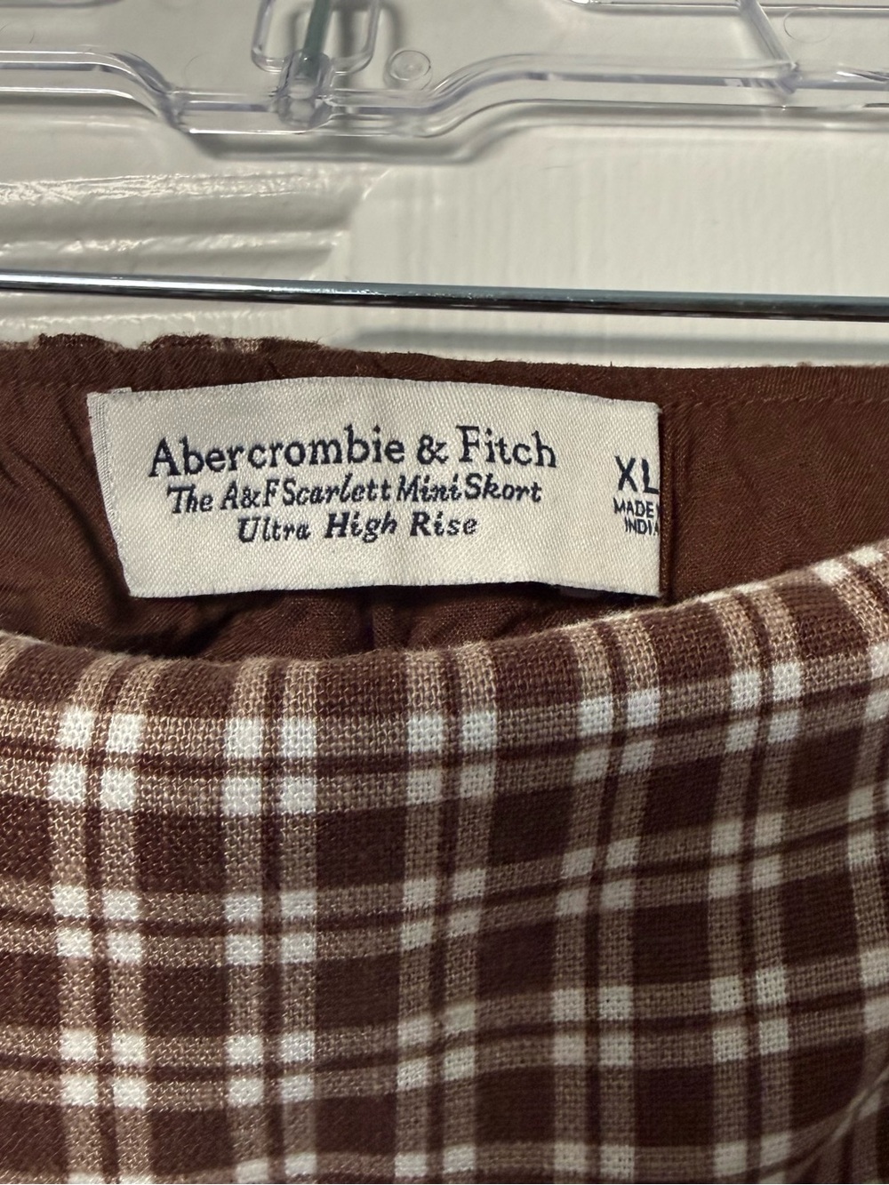 Abercrombie & Fitch Plaid Skort - Picture 5 of 5